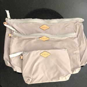 NWT MZ Wallace Dove Gray pouches